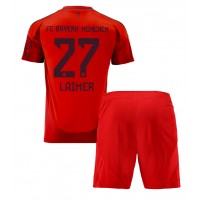 Maglia Calcio Bayern Munich Konrad Laimer #27 Prima Divisa Bambino 2024-25 Manica Corta (+ pantaloncini)